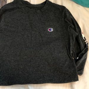 boys grey long sleeve shirt